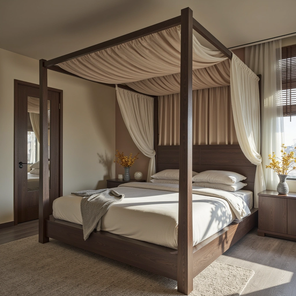 4. Custom Canopy Bed