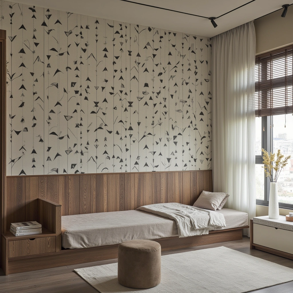 Modern Wallpaper Accent Wall Ideas