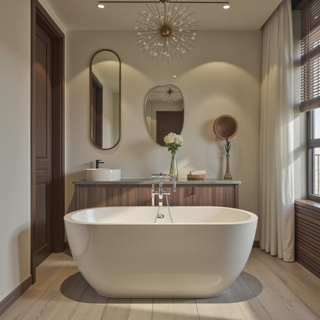 5. Add a Freestanding Bathtub