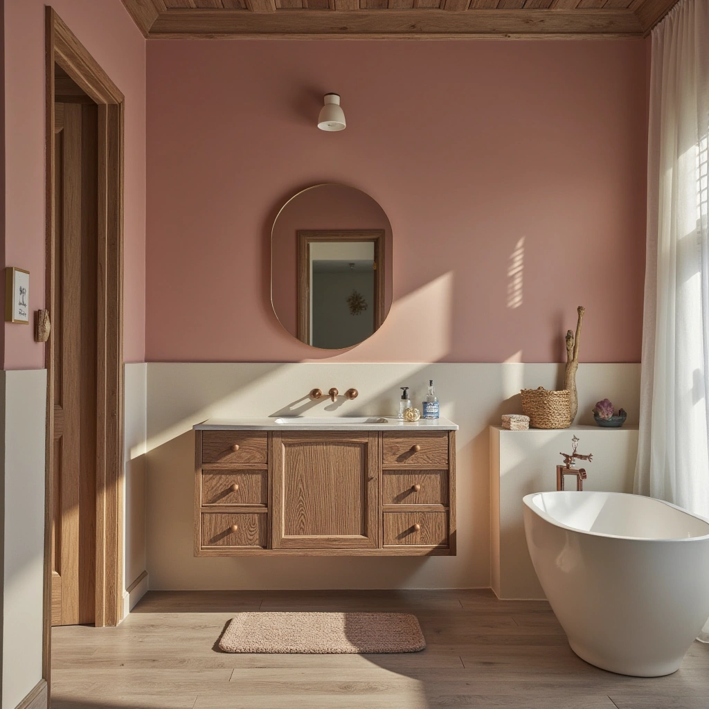 3. Blush and Wood