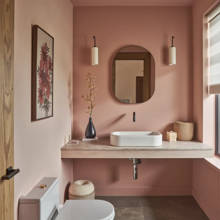 14 Blush Bathroom Ideas