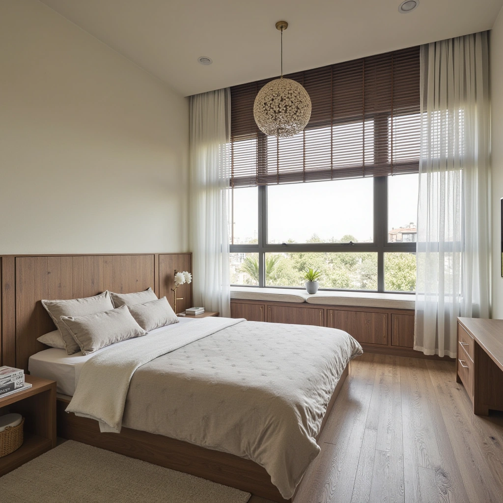 4. Bed with a View: Incorporating a Window Bench