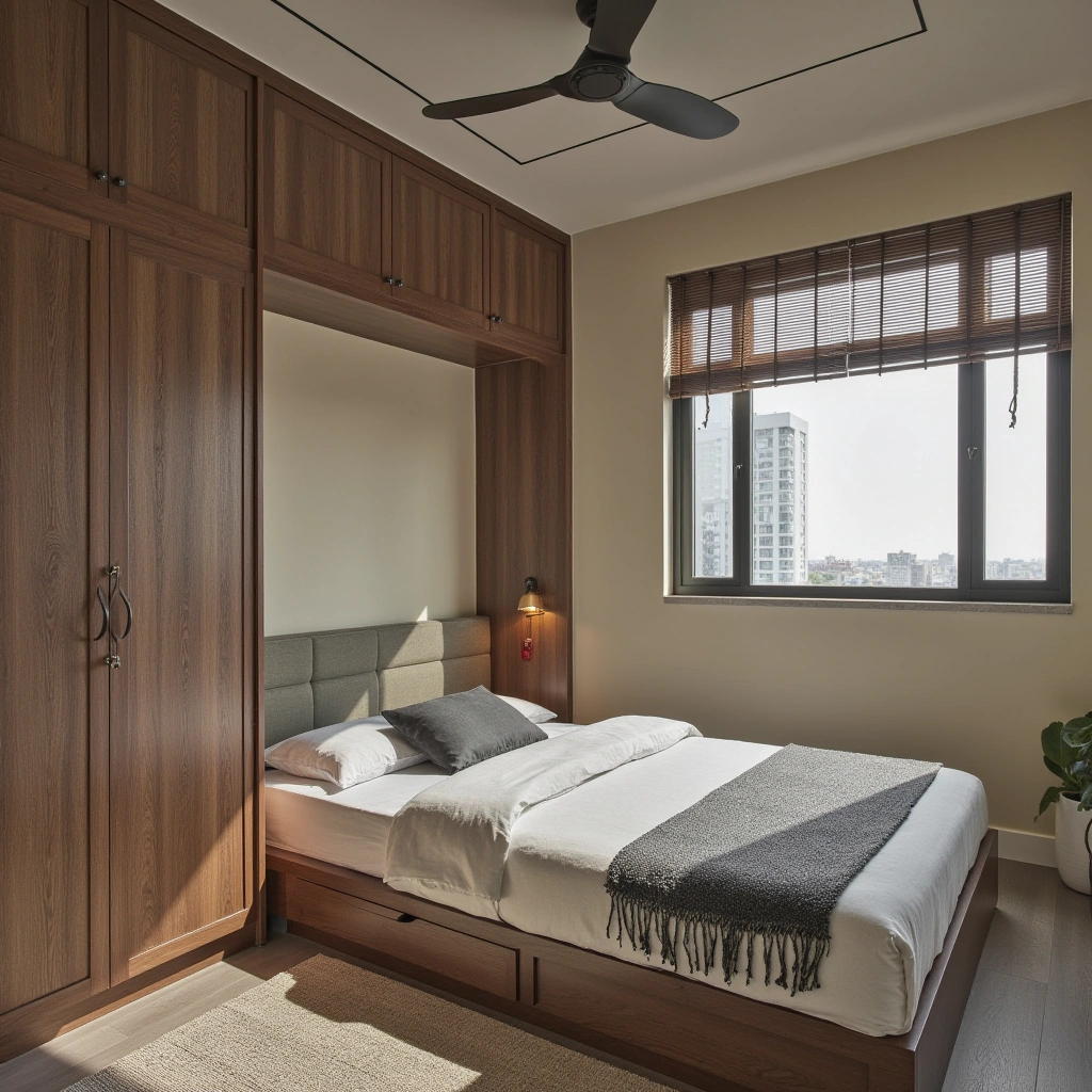 8. Maximizing Storage with a Built-In Wardrobe